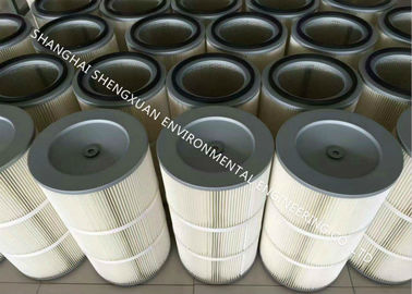 Self - Cleaning Pleated Filter Cartridge , Air Filter Cartridge In Industrial Filtration