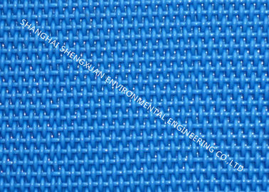 Flat Surface Polyester Mesh Belt Plain Weave Heat Resistance For Sewage Treatment