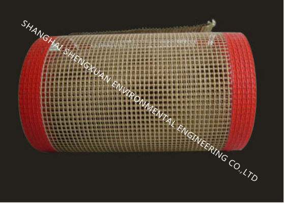 la bande de conveyeur de téflon de 1x1 millimètre, PTFE a enduit la bande de conveyeur de fibre de verre pour l'industrie de séchage