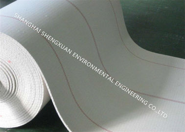 Perméable solide de tissu de glissière d'air d'armure de 4 plis adapté aux besoins du client pour le convoyeur industriel