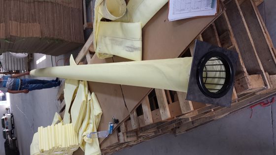 sachets filtre à hautes températures de collecteur de poussière P84 de canevas de 6000mm TFE